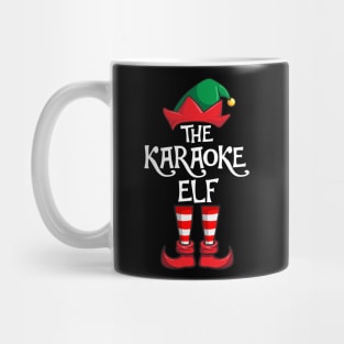 Karaoke Elf Matching Family Christmas Singing Mug